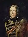 Michel Ney (1769–1815) in der Uniform eines Leutnants der Husaren 1792. Porträt von 1834, Künstler unbekannt