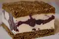 Eiscreme-Sandwich