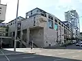 Mittlerer Gebäudeteil an der Wolframstraße