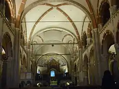 Sant’Ambrogio, Mailand, Backsteinrippen, vor 1128