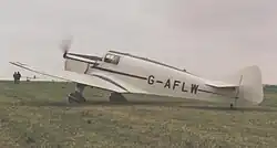 Miles M.17 Monarch in Wroughton, Wiltshire im Juli 1992