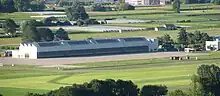 Der neu erbaute Hangar