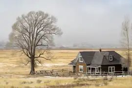 Die Miller Cabin im Schutzgebiet