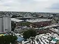Millerntorstadion mit fertiger neuer Gegengerade im August 2013