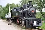 900 mm-Schmalspurdampf-lokomotive