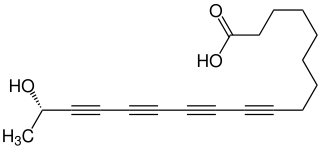Strukturformel von Minquartinsäure