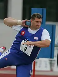 Miroslav VodovnikRang zehn mit 19,23&nbsp;m