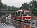 KT8D5 in Miskolc (ein Wagen aus der Vorserie, erkennbar am veränderten Dachaufbau)