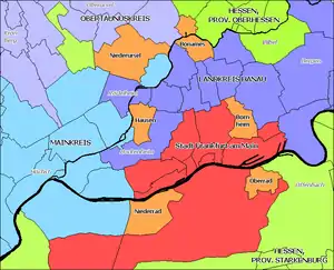 Gemeinden des Stadtkreises Frankfurt
