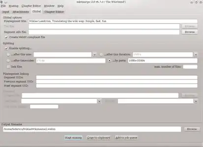 Version 5.7.0 (wxWidgets)