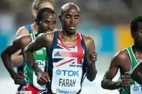 Silber gab es für den amtierenden Europameister Mo Farah, der eine Woche später Weltmeister über 5000&nbsp;Meter wurde