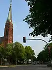 Heilandskirche in der Thusneldaallee
