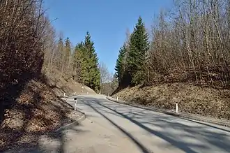 Blick von Südwesten zur Passhöhe