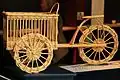 Rattan-Dreirad-Modell im Museum