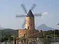 Windmühle an der Autobahn bei Santa Ponça