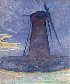 Mühle bei Domburg (1908) von Piet Mondrian