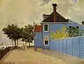 Claude Monet: Das blaue Haus in Zaandam,1871