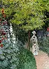 Claude Monet:Garten mit Stockrosen