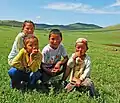 Mongolische Kinder