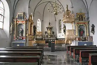 Innenraum mit barocker Ausstattung