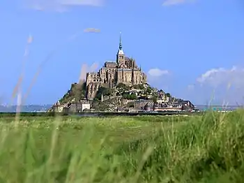 Der Mont Saint-Michel von Süden