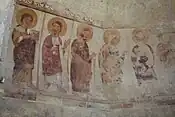 Kirche Saint-Pierre, romanische Fresken