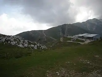 Passo Tratto Spino mit der Seilbahnstation
