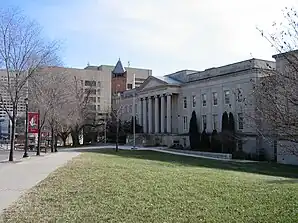 Ehemaliges Montgomery&nbsp;County&nbsp;Corthouse in Rockville, seit 1986 im NRHP gelistet