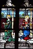 Fenster 11, Maria Kleophae und Martha von Bethanien