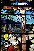 Fenster 5, Maria Magdalena unter dem Kreuz