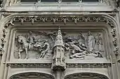 Relief am Westportal