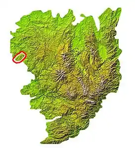 Die Monts de Fayat im Zentralmassiv