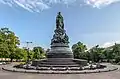 Denkmal Katharinas II. (1873 mit Michail Mikeschin, Alexander Opekuschin, Architekten Viktor Schröter, Dawid Grimm), Ostrowski-Platz, St. Petersburg