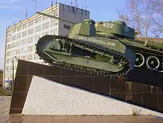 Russische Kopie des FT-17 (Denkmal in Nischni Nowgorod)