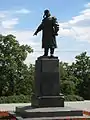 Denkmal des Helden der Sowjetunion Wiktor Stepanowitsch Cholsunow (1940 mit Michail Belaschow), Wolgograd
