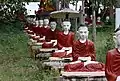 Beschirmte Buddhas