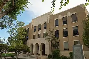 Das Moore County Courthouse in Dumas
