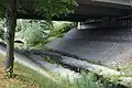 Die Moorwettern unter der Walter-Dudek-Brücke in Harburg