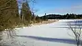 Mooshamer Weiher im Winter