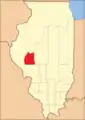 Das Morgan County von seiner Gründung im Jahr 1823 bis 1837