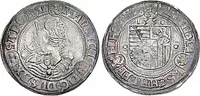 Kurfürst Moritz, Guldengroschen von 1550