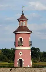 Leuchtturm unmittelbar nach dem Abschluss der Restaurierung 2007