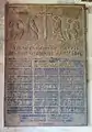 Gedenktafel im Vorraum