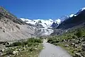 Blick auf den Morteratschgletscher