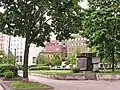 Denkmal für die Opfer der NS-Gewaltherrschaft auf dem Morzinplatz in Wien-Innere Stadt (1985)