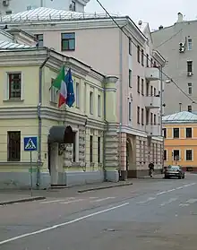A.-I.-Obuchowa-Villa (links), Maly Koslowski Pereulok 4, Moskau