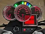 Cockpit mit umfangreichem LCD-Bordcomputer