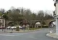 Bahnviadaukt über die Rue de la Salmoniculture