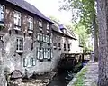 Die Lindekemühle (Lindekemale) am Woluwebach