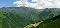 Die Berge Hakkyo und Misen